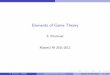 Elements of Game Theory - Irisa