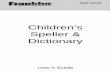 Children's Speller & Dictionary
