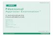 National Appraiser Examination Candidate Handbook - Pearson VUE