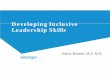 Developing Inclusive Leadership Skills