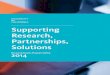 Supporting Research, Partnerships, Solutions