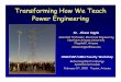 Transforming How We Teach Power Engineering - Electrical and