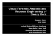 Visual Forensic Analysis and Reverse Engineering of Binary Data