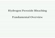 H d P id Bl hi Hydrogen Peroxide Bleaching Fundamental Overview