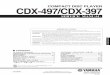 COMPACT DISC PLAYER CDX-497/CDX-397