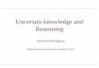 Uncertain knowledge and Reasoning - Hacettepe