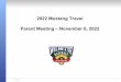 2022 Mustang Travel Parent Meeting – November 6, 2022