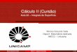 Cálculo II (Cursão) - Instituto de Matemática 