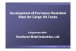 Development of Corrosion Resistant Steel for Cargo Oil Tanks
