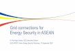 Grid connections for Energy Security in ASEAN