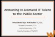 Attracting In-Demand IT Talent to the Public Sector