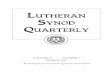 Vol. 51, No. 1 (March 2011) - Bethany Lutheran Theological Seminary
