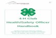 4-H Club Health/Safety Officer Handbook - Texas 4-H and Youth