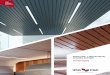 USG Paraline® Linear Metal Ceiling System Brochure - IC463