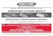 Operation & maintenance manual - Home Depot