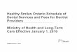 Low-income dental program for children and youth - Ontario