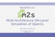 Multi-Architecture ISA-Level Simulation of OpenCL - Multi2Sim