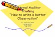 How to Write a Better Observation - ASQ-1302