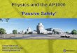 Physics and the AP1000 â€œPassive Safetyâ€