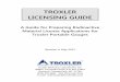 TROXLER LICENSING GUIDE - Troxler Electronic Laboratories