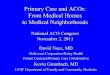 Primary Care and ACOs: From Medical Homes