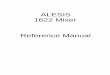 ALESIS 1622 Mixer Reference Manual - Analog Synths and