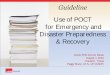 Guideline Use of POCT for Emergency and Disaster Preparedness
