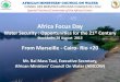 Africa Focus Day - Welcome to AMCOW official Website - African