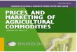 MARKETING OF AGRICULTURAL COMMODITIES