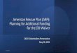 American Rescue Plan (ARP): Planning for FMAP Increase for 