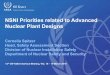NSNI Priorities related to Advanced Nuclear Plant Designs