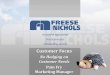 Customer-Market Focus - Freese and Nichols Inc