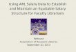 Using ARL Salary Data to Establish and Maintain an Equitable