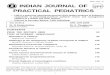 INDIAN JOURNAL OF IJPP PRACTICAL PEDIATRICS