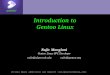 PowerPoint Presentation - Introduction to Gentoo Linux