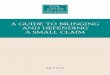 A Guide to Bringing and Defending a Small Claim (PDF - Judiciary
