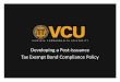Tax Exempt Bond Compliance - University of Virginia