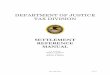 department of justice tax division settlement reference manual