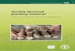 Quality declared planting material - protocol and standards for - FAO