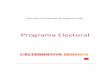 programa electoral de les eleccions al Parlament de Catalunya de