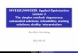 MVE165/MMG630, Applied Optimization Lecture 3 The simplex