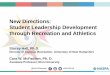New Directions: Student Leadership Development through 
