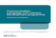 Communication, Language and Literacy Development programme