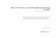 Best Practices and Troubleshooting Guide - VMware