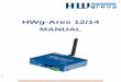 HWg-Ares 12 MANUAL: GSM/GPRS thermometer with SMS & Email