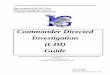 Commander Directed Investigation (CDI) Guide