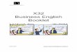 X32 Business English Booklet -