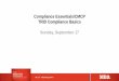 Compliance Essentials/CMCP TRID Compliance Basics Sunday 
