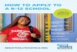 BEFORE YOU APPLY TO HIGH SCHOOL HOW TO APPLY TO A K …