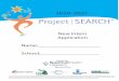 Project Search Application Booklet 2020-2021 SH Logo